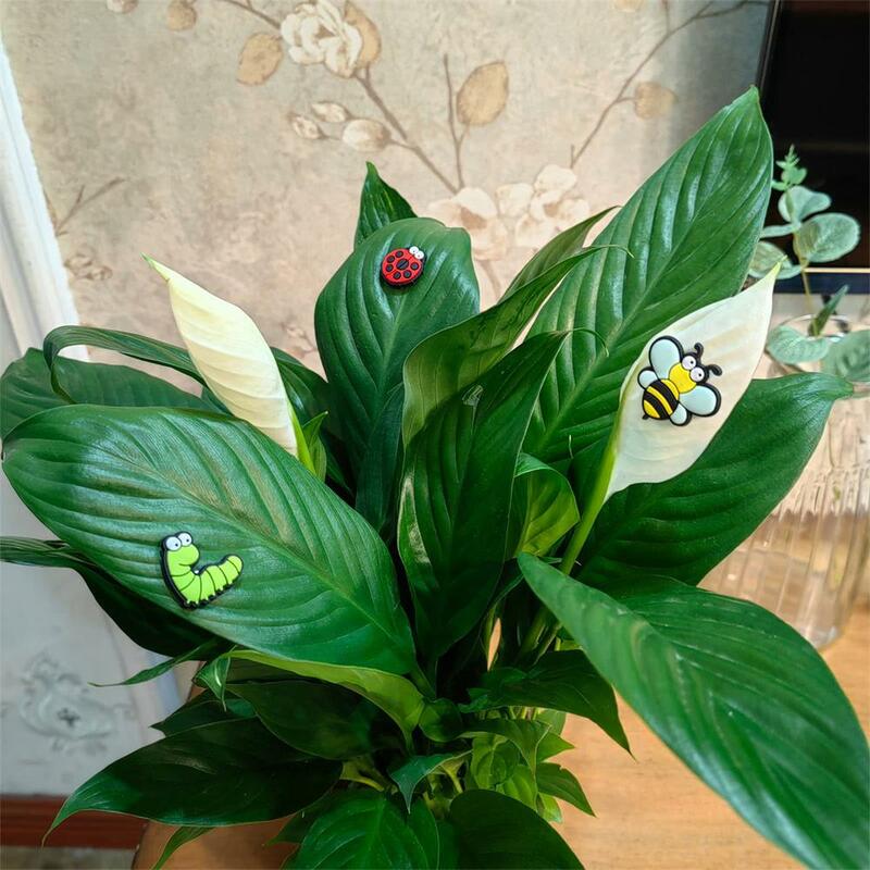 Folhas de plantas em vasos leves, Material forte do ímã, Segurança simples e durável, Adorável, Presente original