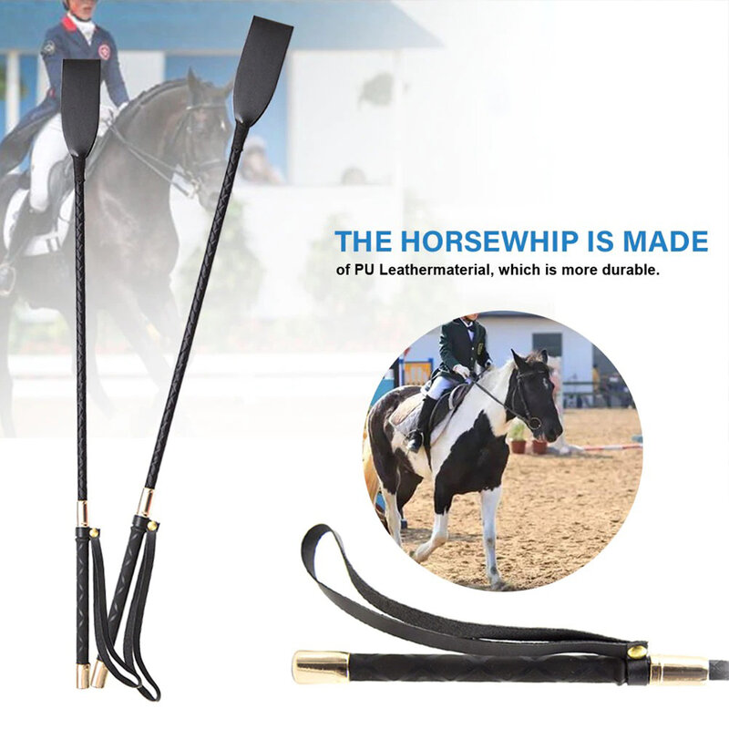 30/45/54cm Spanking Silicone Tassel Horse Whip With Handle Flogger Equestrian Teaching Training Riding Whips Horse Pet Supplies