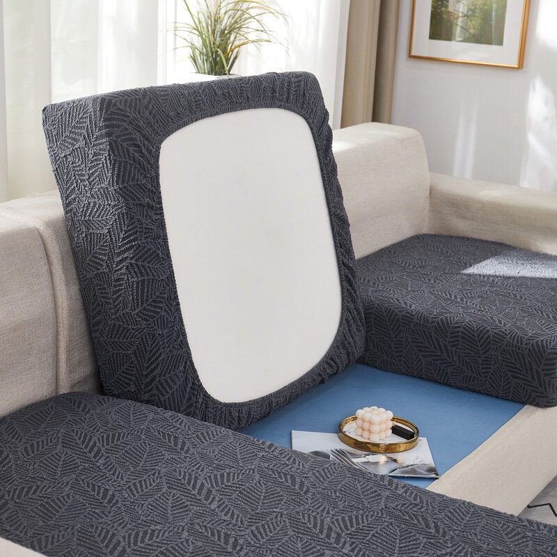 Sarung Kursi Sofa untuk Ruang Tamu Elastis Sudut Bersekat Set Sarung Bantal Sofa Dekoratif 2/3 Tempat Duduk Pelindung Furnitur