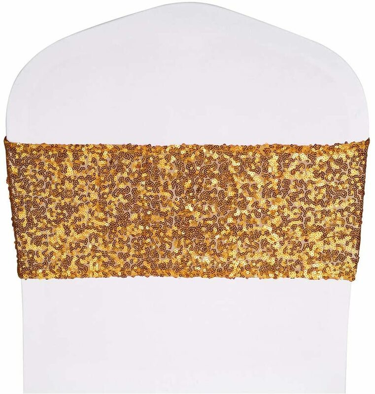 Faixa da cadeira do elastano com fivelas redondas para a cadeira capa faixa lycra faixa laço laço festa de casamento jantar 15*40cm