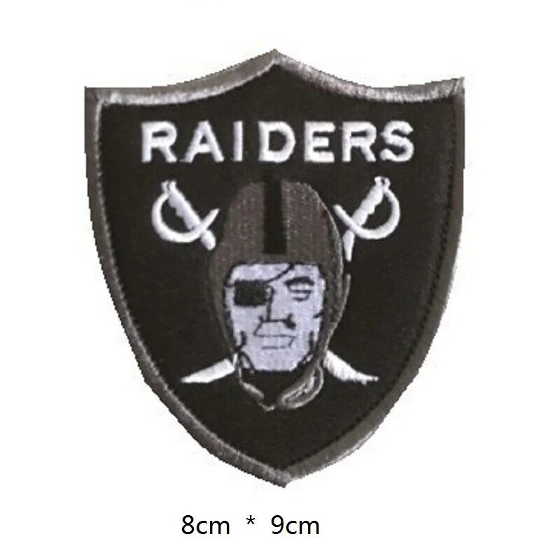 Lemas de moral del equipo de Rugby, insignia de cierre de velcro pirata para mochila, ropa, sombreros, etiquetas, pegatinas bordadas