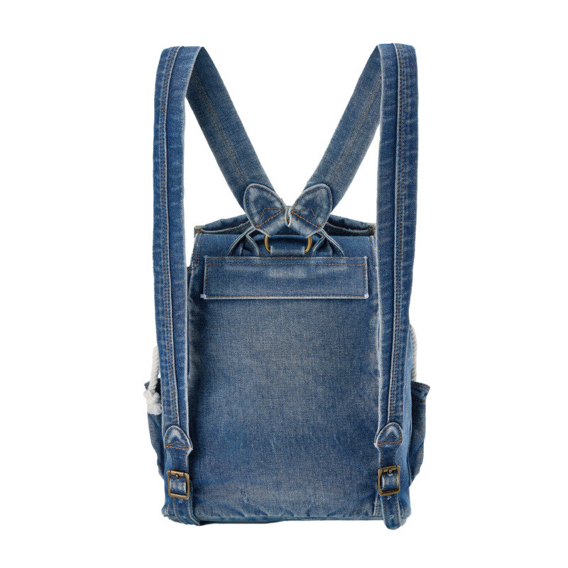 Denim Blue Rucksäcke große Kapazität Einkaufstaschen Frauen Mode Reise rucksäcke Casual Rucksäcke Unisex vielseitige Damen taschen