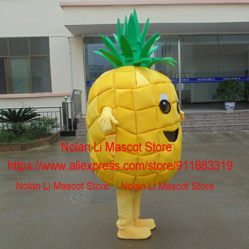 High Quality Two Styles EVA Material Pineapple Mascot Costume Fruit Cartoon Anime Halloween Birthday Cosplay Adult Size 564