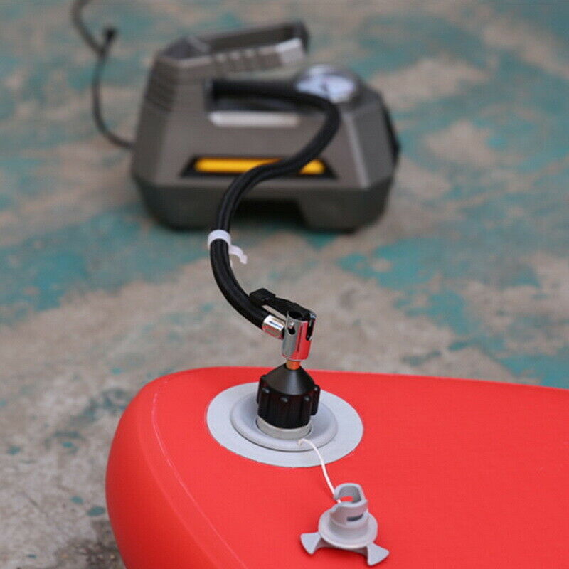 Adaptador da bomba inflável do caiaque de náilon do adaptador da válvula de ar do barco a remo resistente ao desgaste para a placa do sup