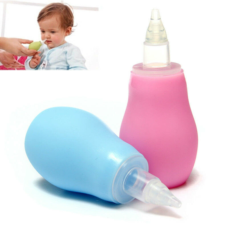 Силиконовый аспиратор для носа для новорожденных, детский пылесос для носа, соска для младенцев, мягкий наконечник, товары для ухода за ребе...