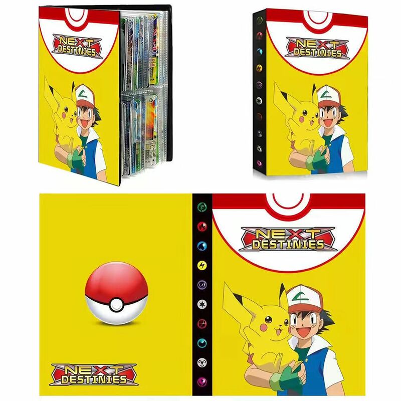 Álbum de tarjetas de Pokémon para niños, carpeta de colección con soporte VMAX GX EX, libro de dibujos animados de Anime, nuevo de 2022 piezas, regalo de juguete genial, 240