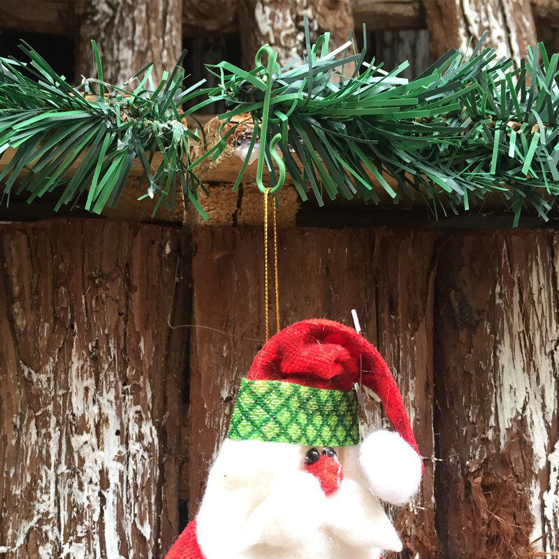 10 قطعة عيد الميلاد الحلي S شكل السنانير شجرة عيد الميلاد الديكور متعددة أصحاب قابلة لإعادة الاستخدام S شكل هوك زينة عيد الميلاد