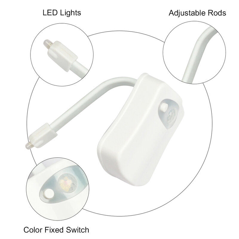 Penjualan Laris Lampu Toilet Led Lampu Led Sensor 8 Warna Lampu Kamar Mandi Wc Lampu Malam Sensor Led