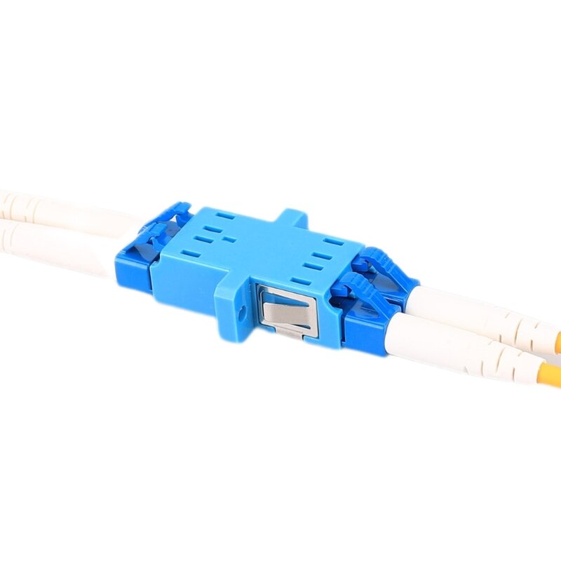 Adaptador acoplador de fibra óptica dúplex LC/UPC versátil para varias configuraciones de red, envío directo