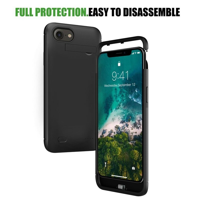PINZHENG 6200mAh Battery Charger Case For iPhone 6 6S 7 8 Plus Charging Case For iPhone X XR Xs Max Portable Power Bank Charger