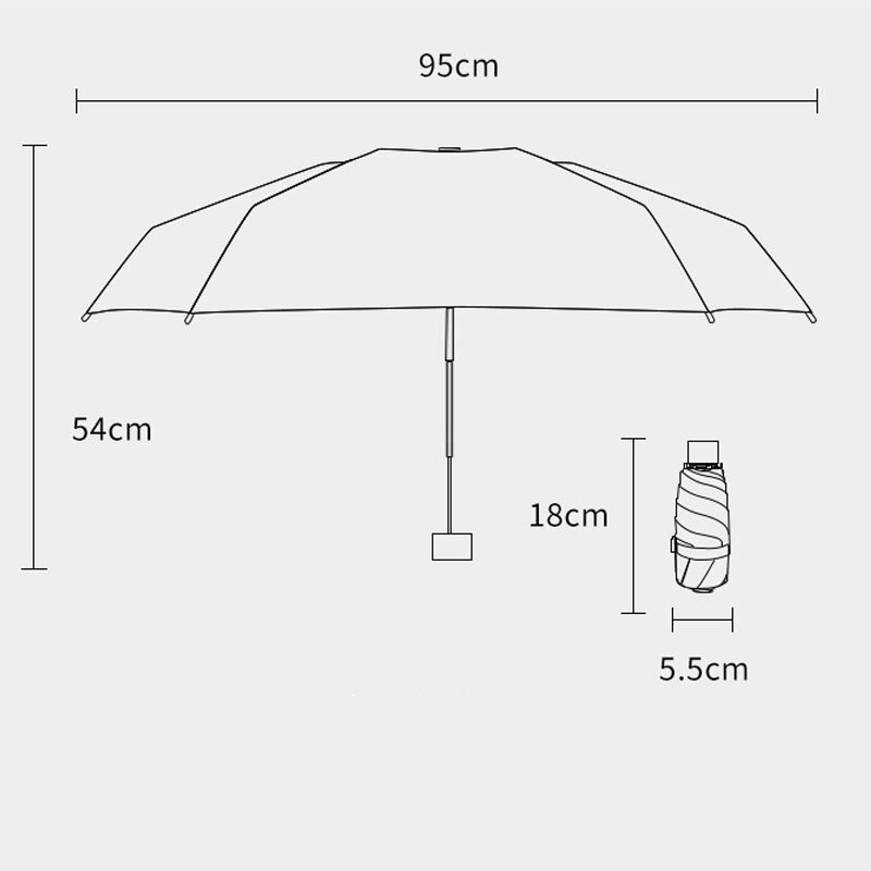 Dimensioni del telefono Mini tasca ombrello da donna uomo uomo ultraleggero pioggia ombrellone ragazze Anti UV ombrello pieghevole portatile ombrellone