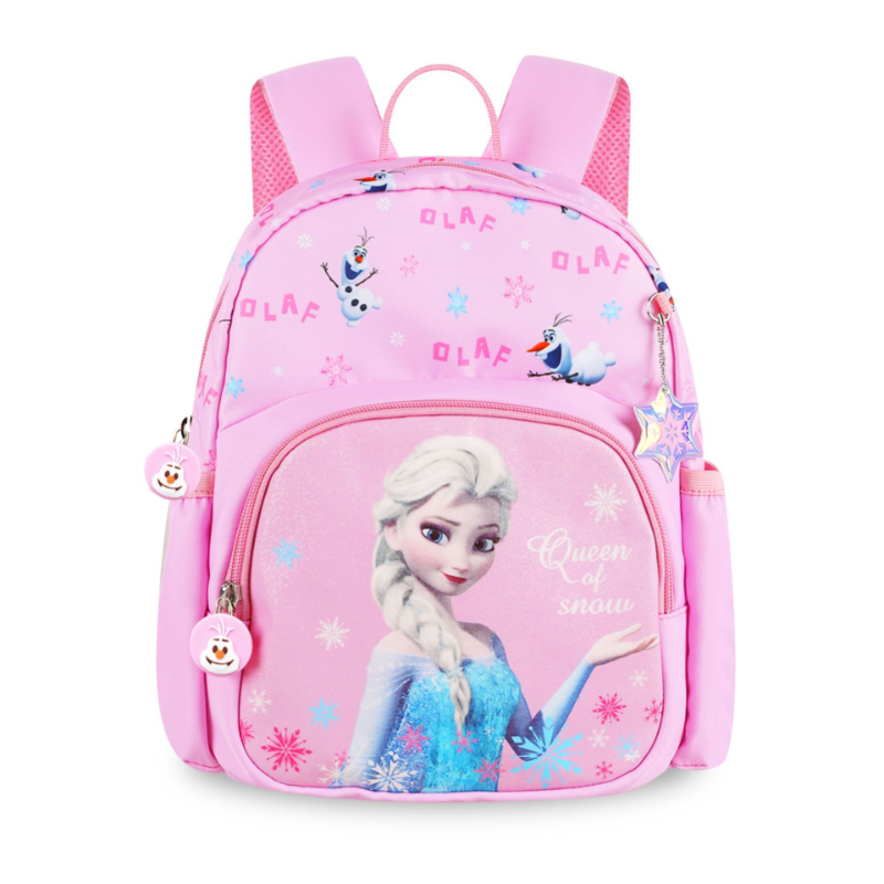 Mochila de dibujos animados Disney Aisha auténtica para niña, mochila escolar para estudiantes, mochila ligera de hombro de gran capacidad para guardería