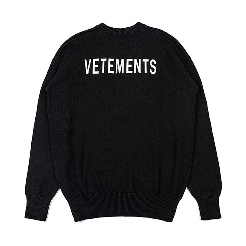 2022 autumn and winter new men's and women's sweaters, Vetements brand pullover sweaters, street outdoor fashion tops