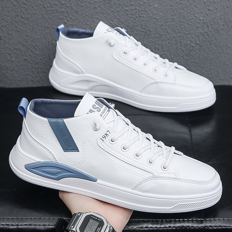 2023 Spring Autumn Casual Men's Shoes Breathable Wear-resistant All-match Sports Board Shoes Fashion White Male Sneakers