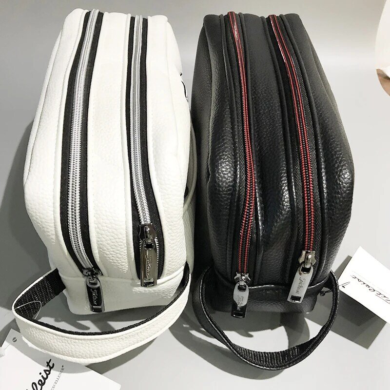 Saco de sapato de golfe sacos de moda sacos de golfe esportes armazenamento duplo zíper suprimentos de golfe bolsas