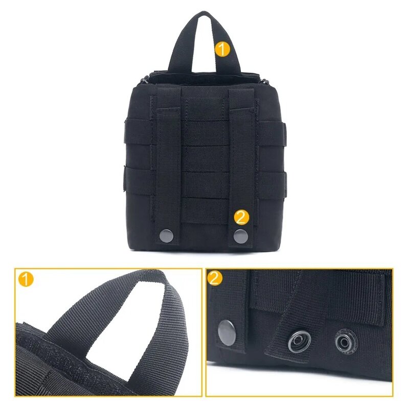 EDC Medical Bag Molle Tactical Pouch First Aid Kits Outdoor Emergency Camping Hiking Survival EMT Utility Pack Hunting
