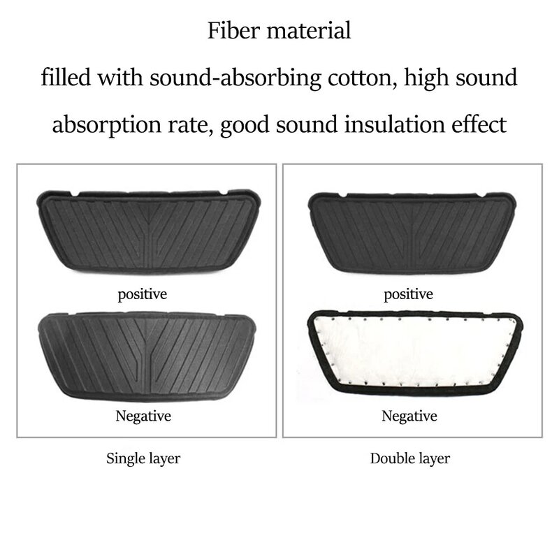 For Tesla Model Y Front Trunk Lid Sound Insulation Cotton Interior Hood Dustproof and Soundproof Modification Accessories