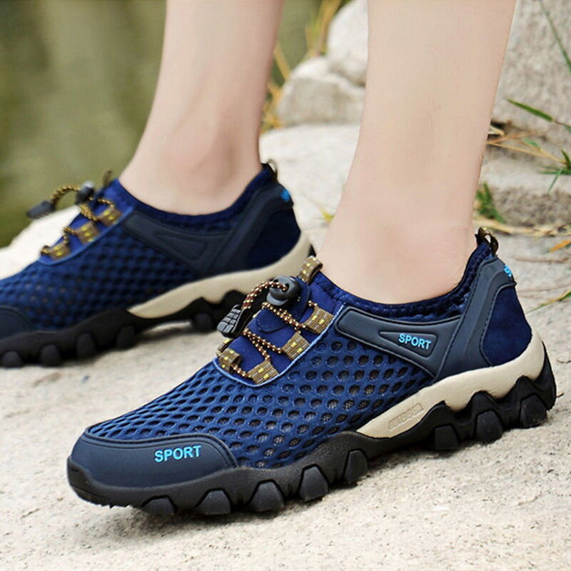 Fashion Sneakers Men Shoes 2022 Breathable Shoes For Men Climbing Hiking Shoes Men Outdoor Beach Wading Tenis Barefoot Sneakers