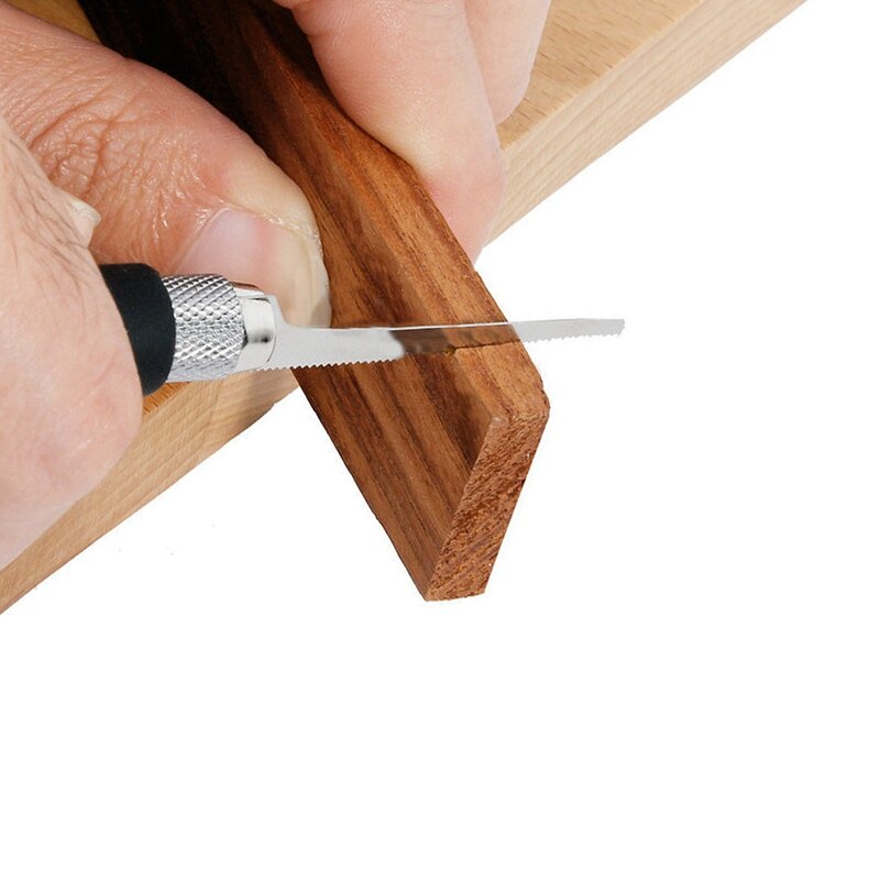 Sierra artesanal con 4 hojas de sierra, herramientas de mano, modelo de MW-2146, minisierra manual multifuncional para carpintería, piezas nuevas