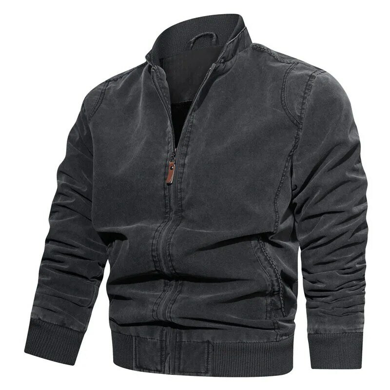 Men Fashion New Casual Windbreaker Bomber Jacket Coats 2022 Spring Autumn Outdoor Waterproof Slim Jackets Casual  Shopping