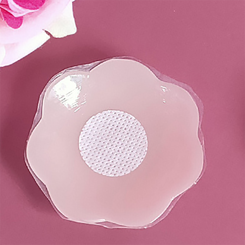 Adesivi per capezzoli in Silicone 4 paia adesivi per capezzoli anti-urto adesivi per capezzoli reggiseno da sposa invisibile adesivi per petto in Silicone regalo per donna