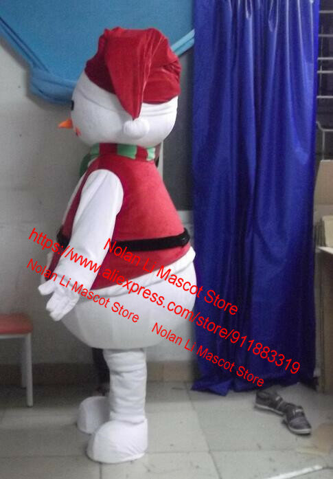 Vendita calda EVA materiale casco pupazzo di neve mascotte Costume personaggio dei cartoni animati Cosplay festa di compleanno Masquerade regalo di natale 046