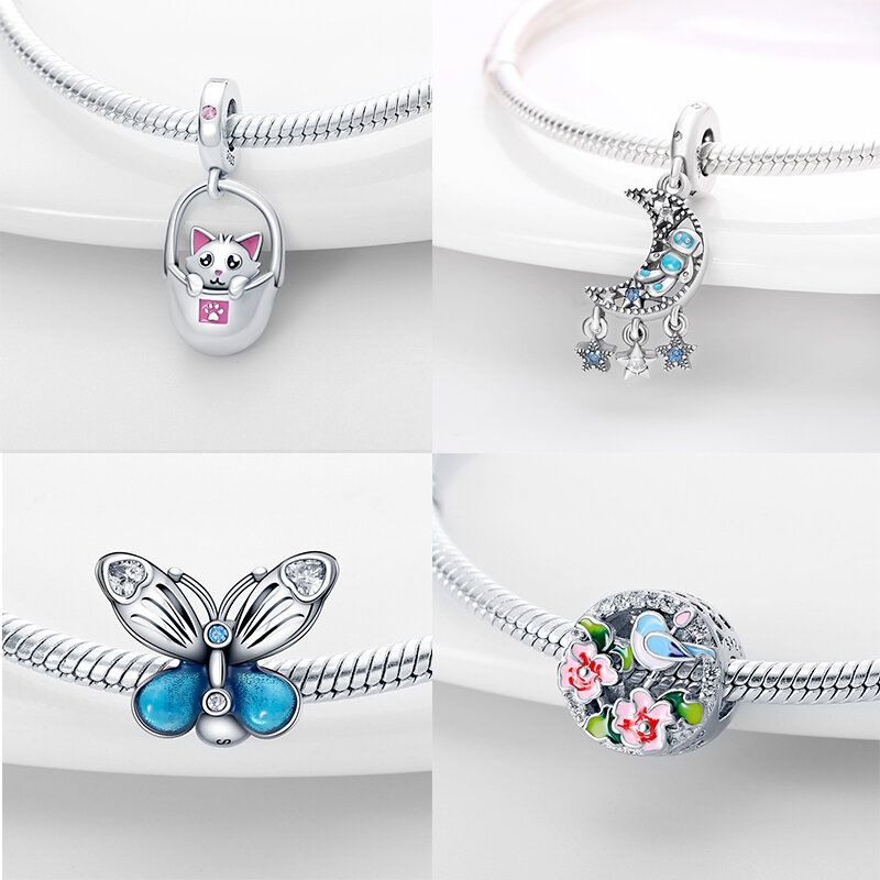 Echt 925 Zilveren Bedels Chameleon Night Light Bulb Bedels Fit Voor Pandora Armbanden Diy Sieraden Maken Originele Dames Sieraden