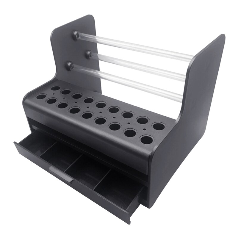 Rack multifunzionale per strumento da laboratorio per odontoiatria con scatola di plastica multistrato con cassetto