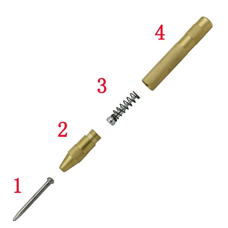 Centro automático pino perfurador primavera carregado marcação furos de partida ferramenta de alta velocidade de aço automático centro ponche ponto