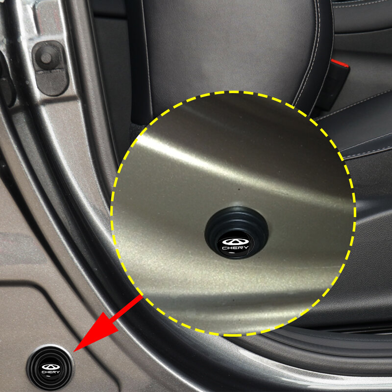 4 Buah Stiker Bantalan Kejutan Perlindungan Pintu Mobil untuk Mazda 323 Cx-5 2 4 5 6 7 8 Cx5 Cx3 Cx30 Mazda 3 626 2010 2020 Rx8 Aksesori