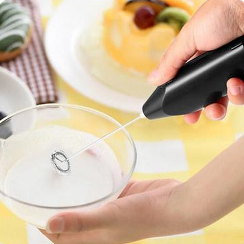 Stainless Steel Egg Beater Handheld Blender Milk Foamer Fashion Milk Drink Coffee Whisk Mixer Baking Accessories Kitchen Tools