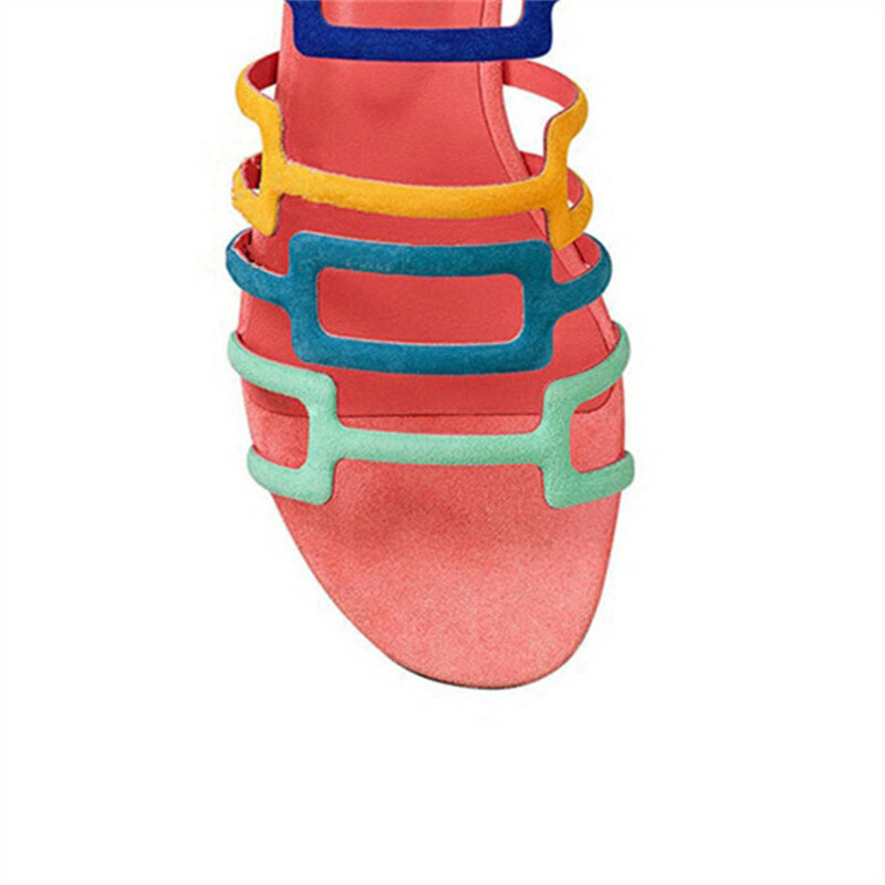 2022 nuove pantofole da donna colorate scavano scarpe basse donna sandali estivi scivoli esterni pantofole da spiaggia Casual pantofole basse