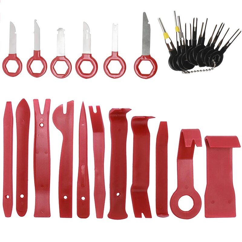 Kit d'outils manuels pour le démontage du tableau de bord de voiture, 7 à 19 pièces