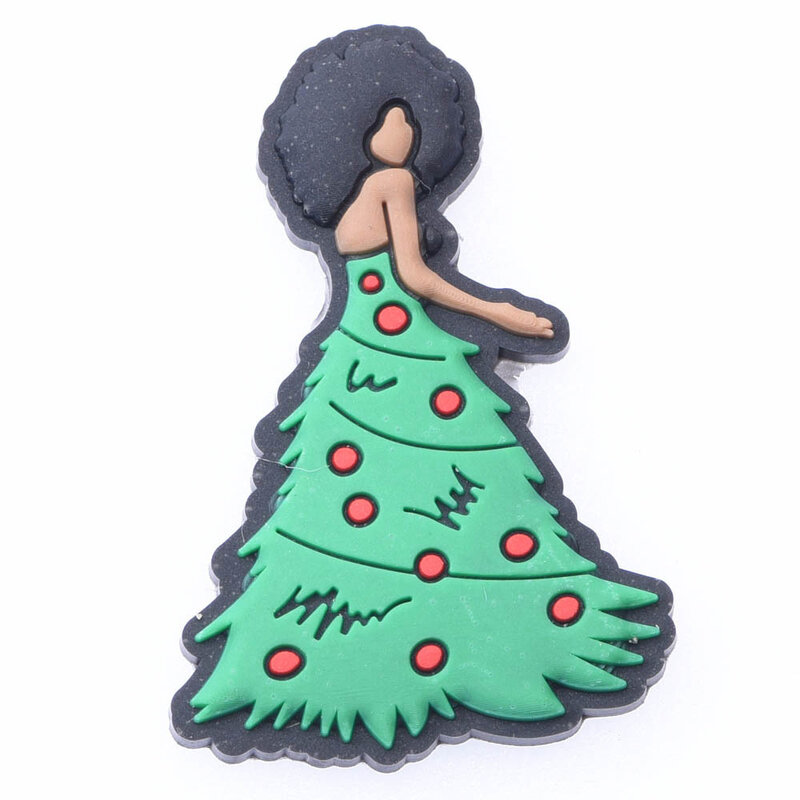 Nieuwe Kerst Croc Accessoires Cartoon Dieren Kerstman Schoen Decoratie Croc Charms Jibz Kids Party Gifts
