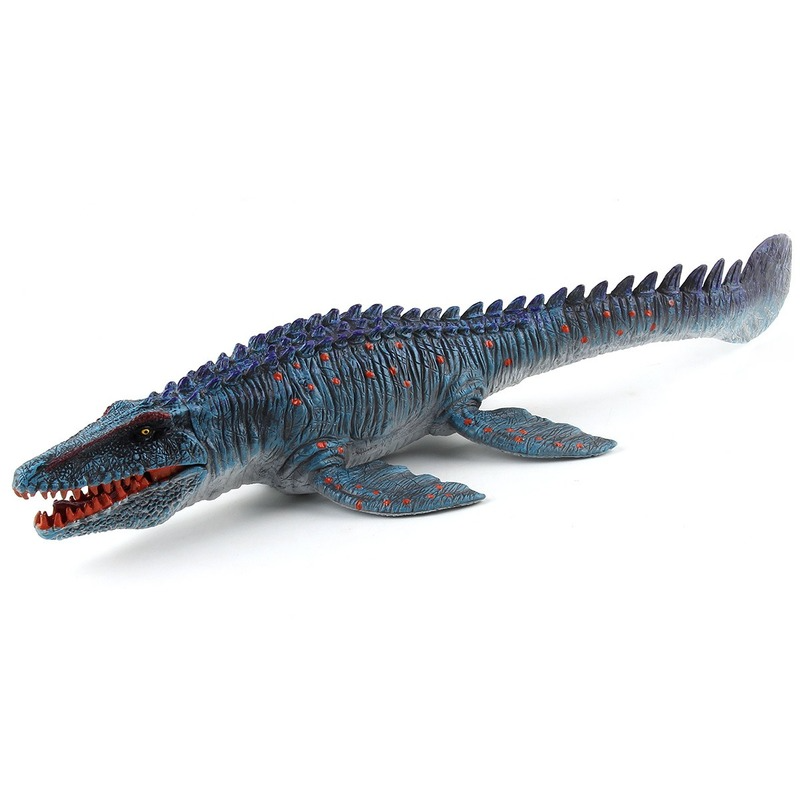 Figur Realistis Dinosaurus Figur Mainan Model Dinosaurus Mosascopic Seperti Hidup untuk Hadiah Mainan Anak untuk Dekorasi Kolektor Pesta