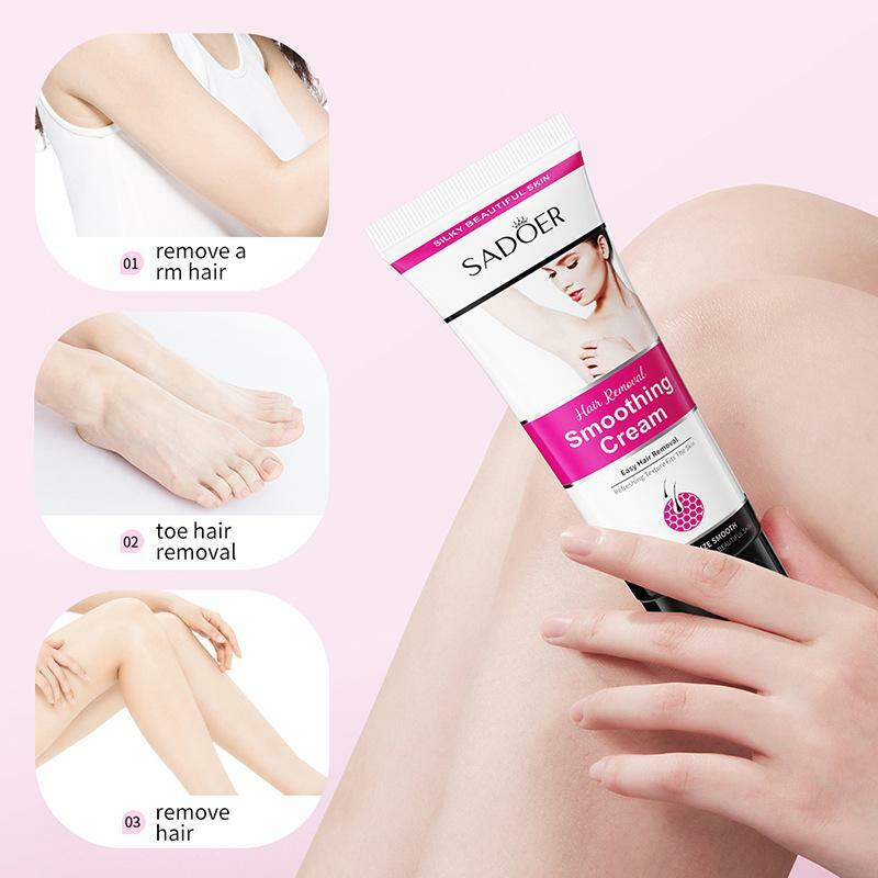 FelinWel - SADOER Facial Hair Removal Cream Pure Inspirations Face Hair Removal Kit, with Hair Removal Cream and Finishing