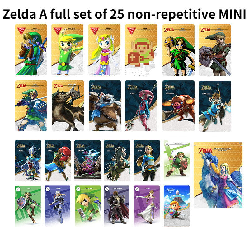 The Legend of Zelda Amxxbo Breath of The Wild Kingdom Tears Sword of The Sky Game Collection Card Switch Game Chip Collection