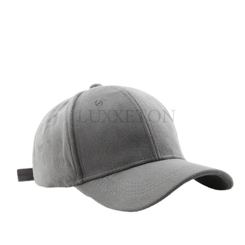 เบสบอลหมวกสำหรับสตรีและผู้ชายแฟชั่น Suede หมวกฤดูใบไม้ร่วงฤดูใบไม้ร่วงกลางแจ้งหมวกกันแดดหมวก Snapback Unisex ขายส่งหมวก
