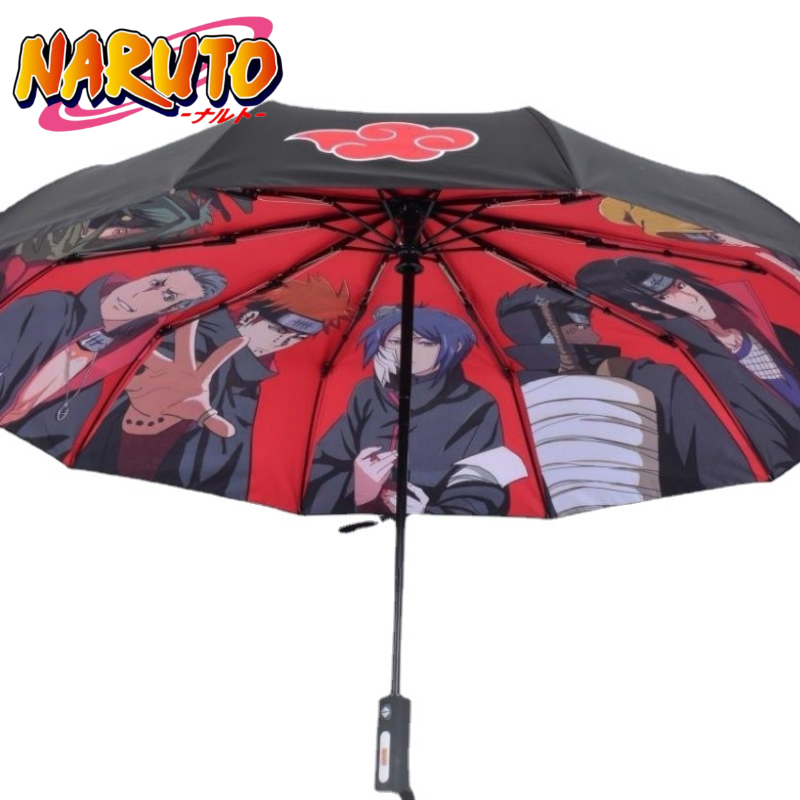Naruto apre e chiude automaticamente la protezione solare parasole ombrello soleggiato regalo protezione UV uomini e donne lo stesso stile all'ingrosso