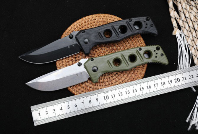 Odkryty taktyczny składany nóż kempingowy BM 273 G10 uchwyt Survival kieszeń bezpieczeństwa wojskowe noże EDC Tool-BY83