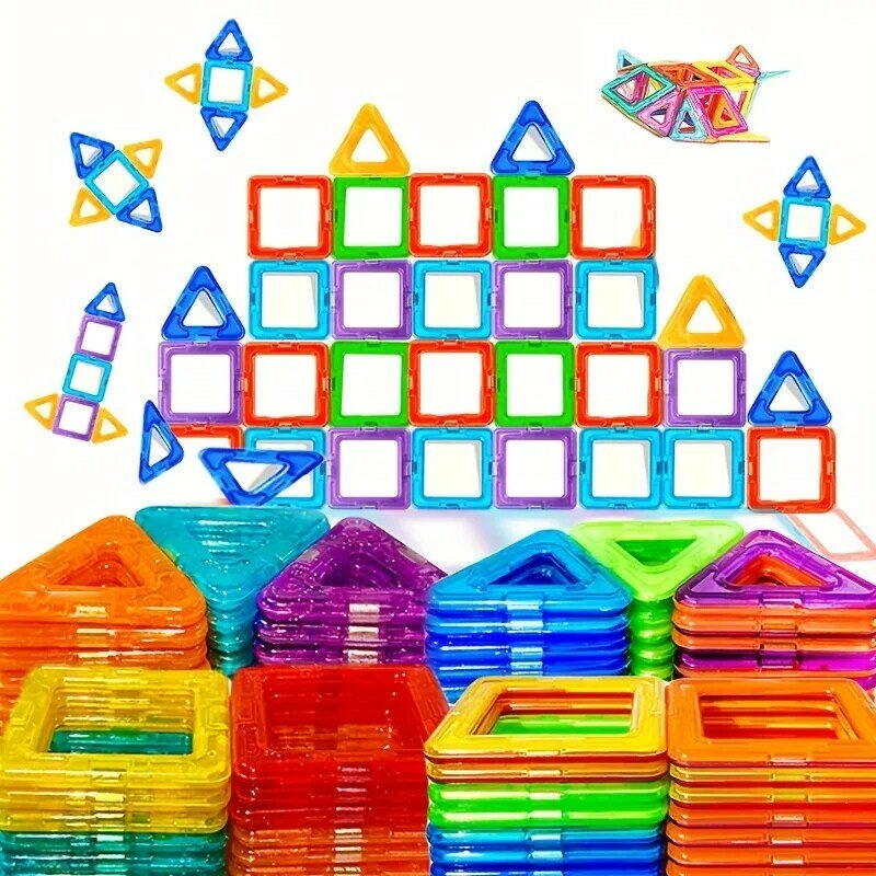 子供のための磁気ビルディングブロック,大きなサイズとミニ,DIYマグネット,子供へのギフト