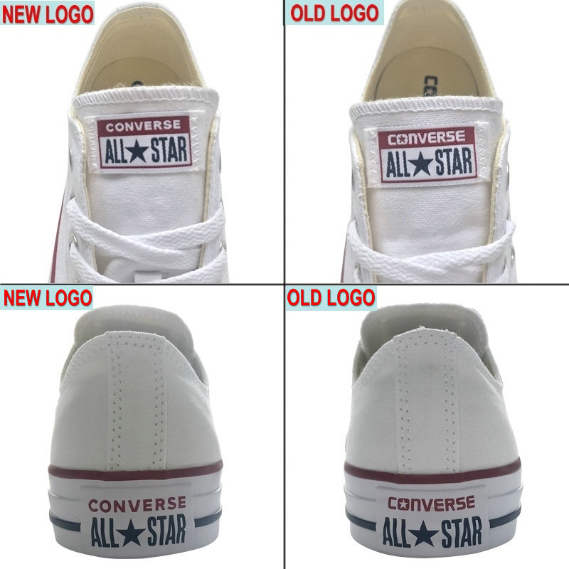 Sepatu Converse All Star Canvas Baru Original Sepatu Sneakers Pria untuk Pria Sepatu Skateboarding Klasik Rendah Warna Hitam