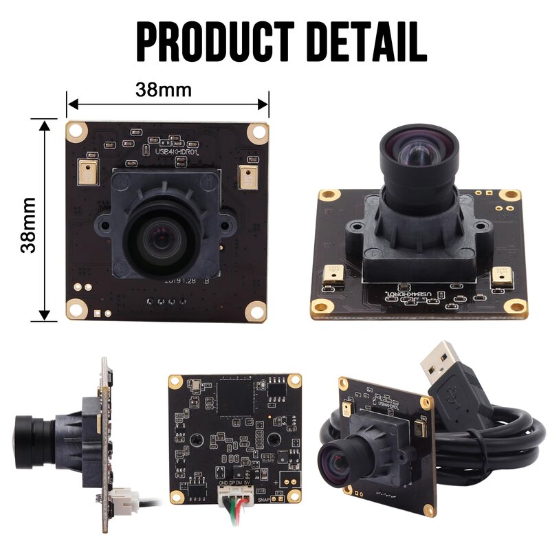 4K กล้องเว็บแคมโมดูล3840X2160 IMX317ความเร็วสูง Mjpeg 30fps Mini Web Video Cam กล้องโมดูล USB สำหรับเอกสารสแกน