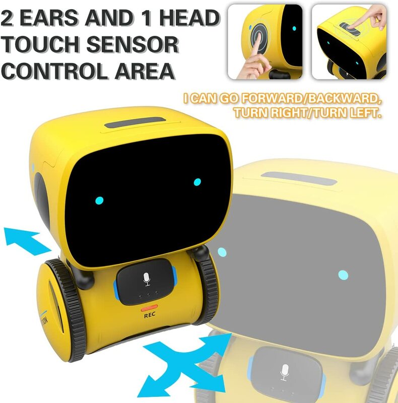 LMC Educatieve Elektrische Intelligente Speelgoed Smart Robot Voice Humanoid Kids Jongen Meisje Geschenk Dansen Mini Wandelen Speelgoed Robot Met Licht Snelle levering ontvangen