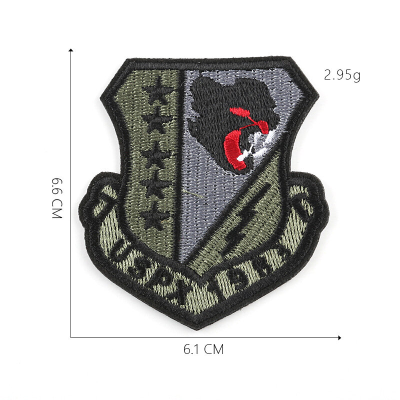 Patchs militaires brodés sur fer, pour vêtements, sac à dos, patchs tactiques, Badges de l'armée, bricolage, rayures décoratives