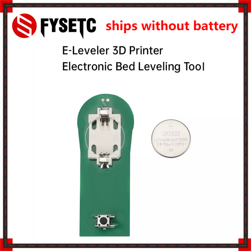 Fysetc 1Pcs 3D Printer E-Leveler Elektronische Bed Nivellering Tool Impresora 3D Printer Accessoires 3D Printer Onderdelen Zonder batterij