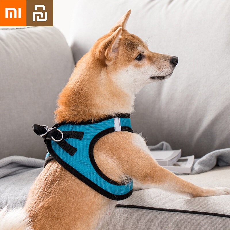 Xiaomi Youpin สัตว์เลี้ยงกลับขนาดเล็กขนาดกลางสุนัข Vest ประเภทดึงเชือก Shiba สุนัขเดินเชือกสัตว์เลี้ยง ...