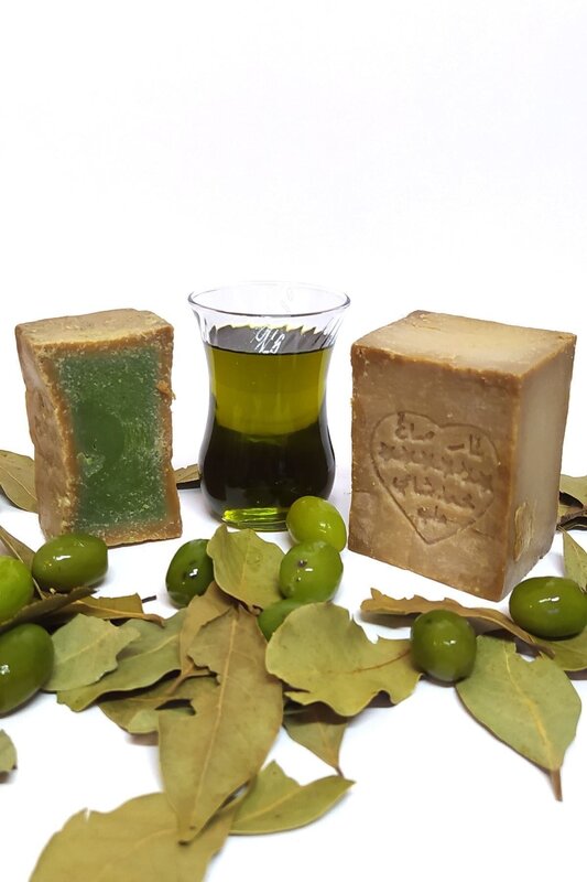 Aleppo Soap %100 Natural Traditional Olive Oil & Daphne For Body & Hair Handmade Anti-Acne Skin Treatment Syrian Turkish Organic
