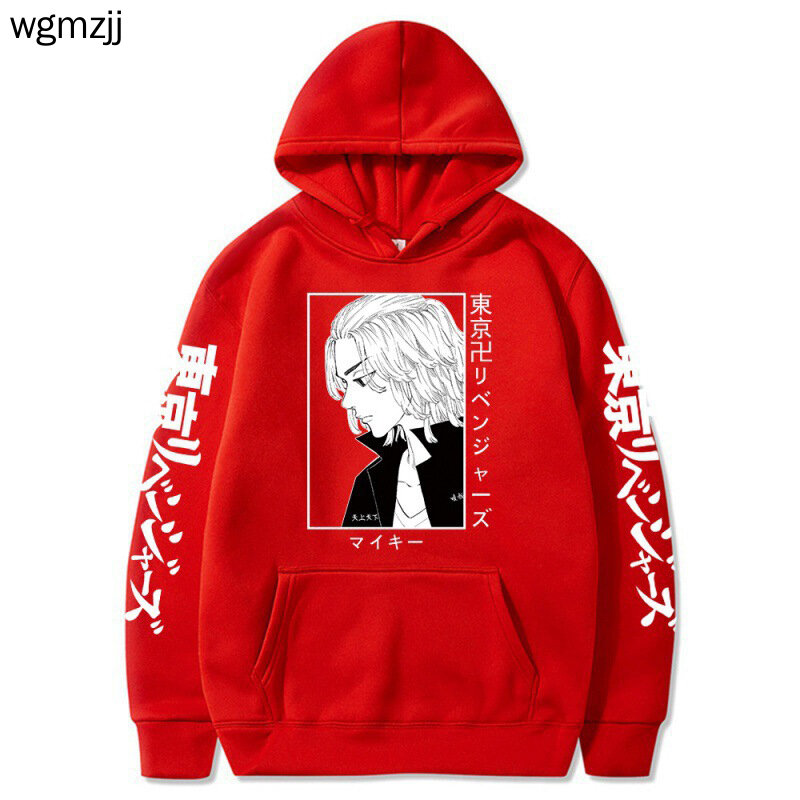 Men and Women Anime Tokyo Revengers Hoodies Mikey Printed Pullover Sweatshirts Casual Fashion Hoodie Tops
