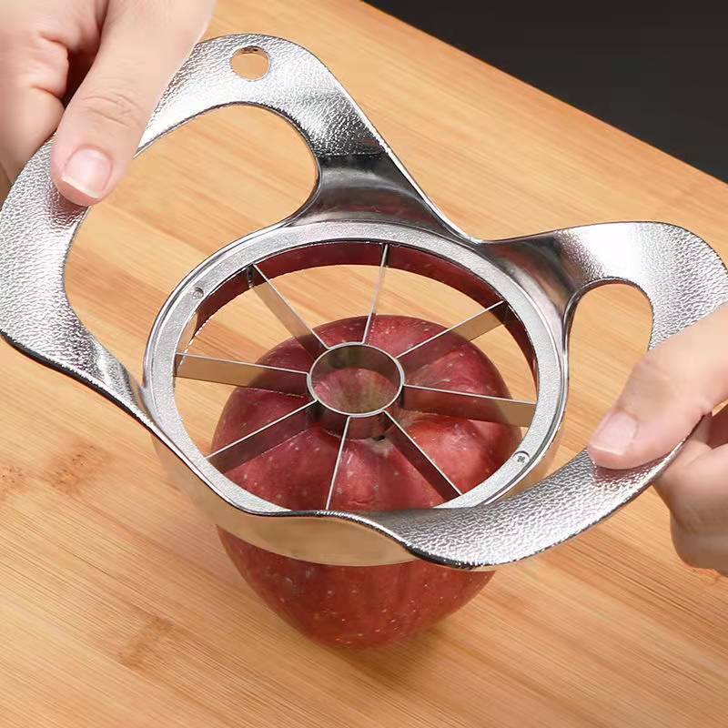 Artefacto de manzana cortada de acero inoxidable 304, dispositivo para picar fruta grande, fruta cortada, rebanada dividida, Alemania
